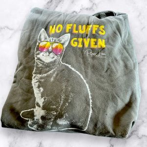“No Fluffs Given” Cat Sweatshirt